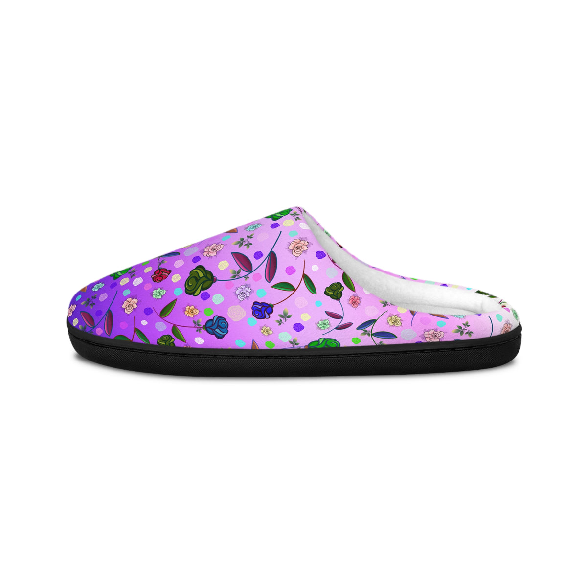 Rose Women's Indoor Slippers Purple