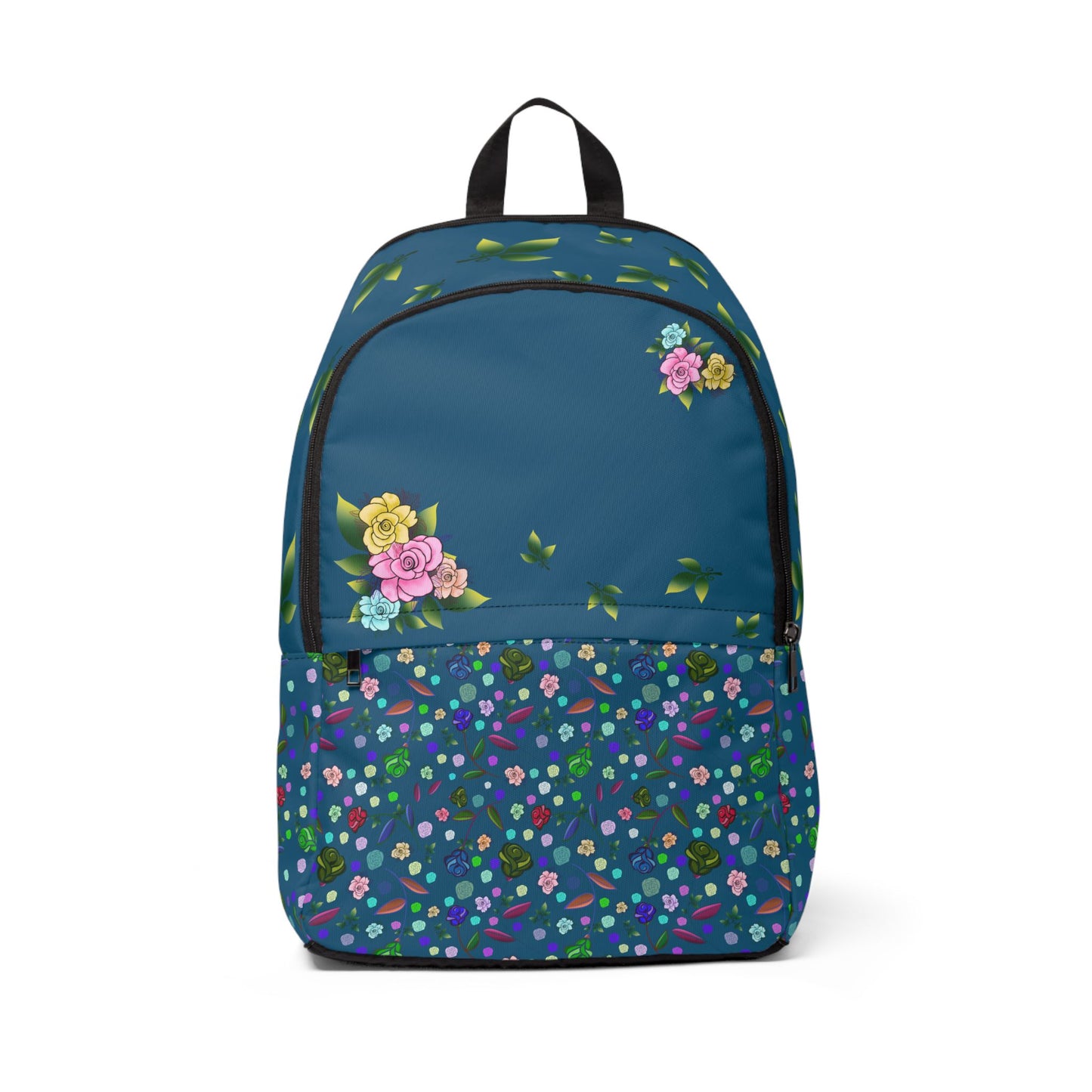 Green Rose Garden Backpack