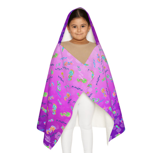 Seahorse Youth Hooded Towel