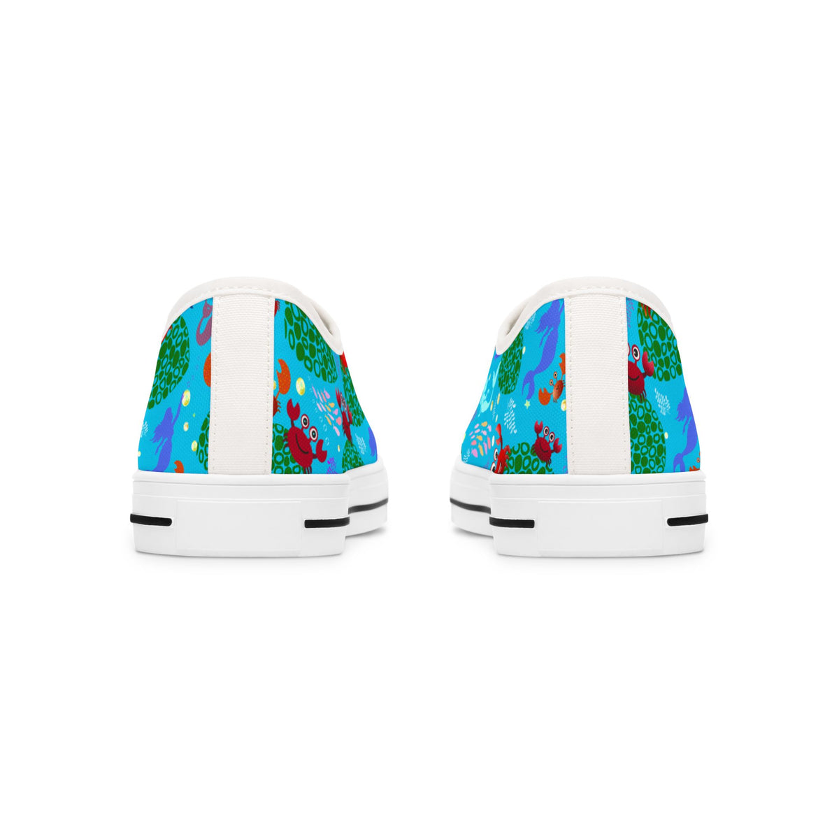 Crab Mermaid Women's Sneakers