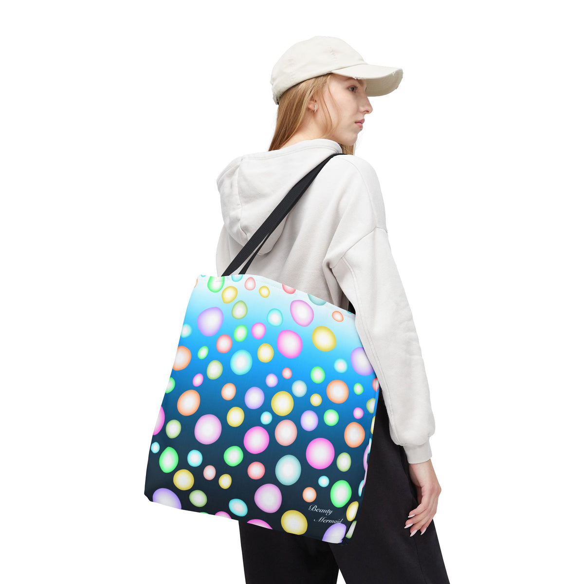 Blue Bubbles Tote Bag