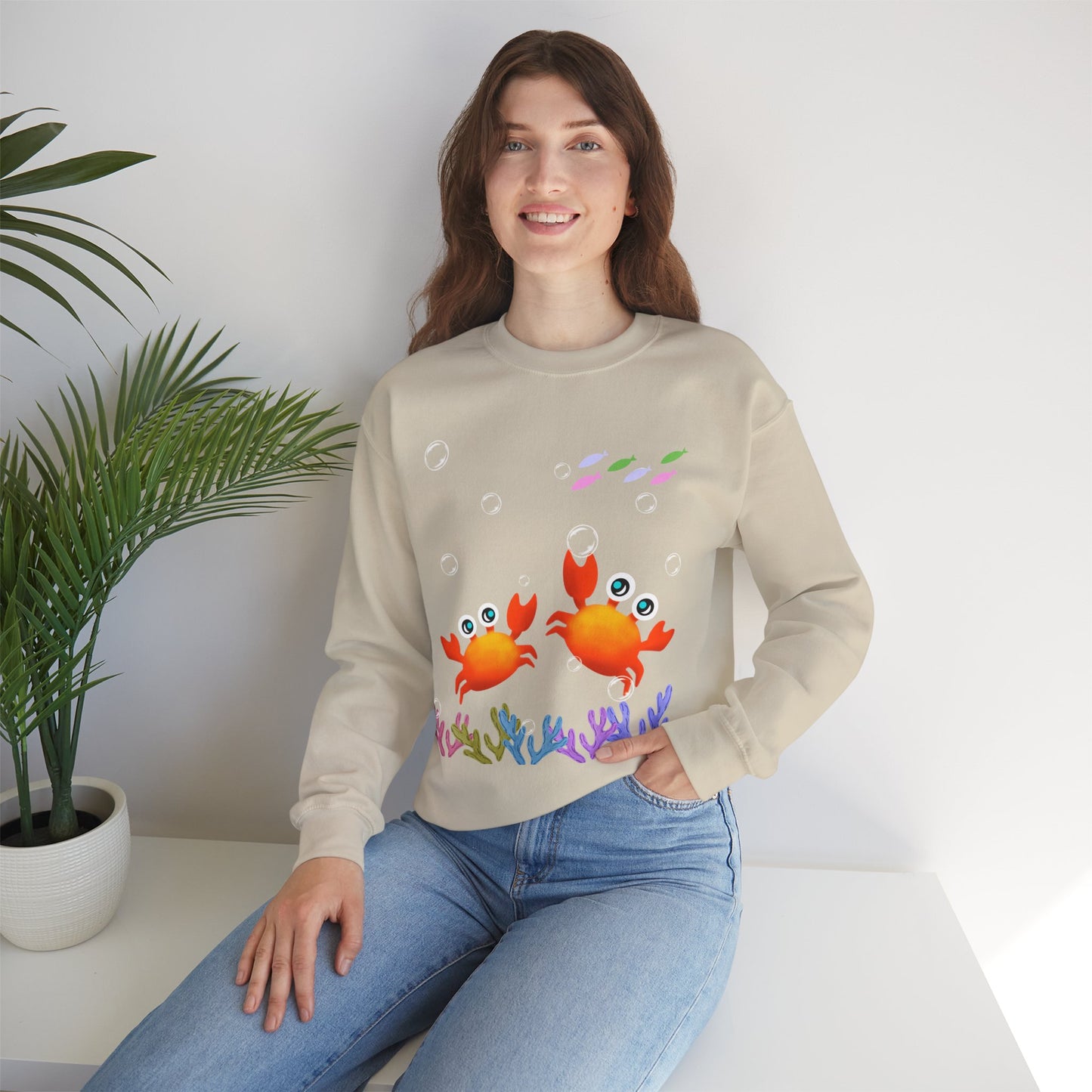 Crab Crewneck Sweatshirt