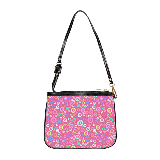 Pink Flower Shoulder Bag