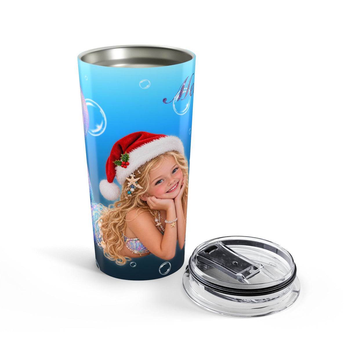Christmas Mermaid Tumbler 20oz