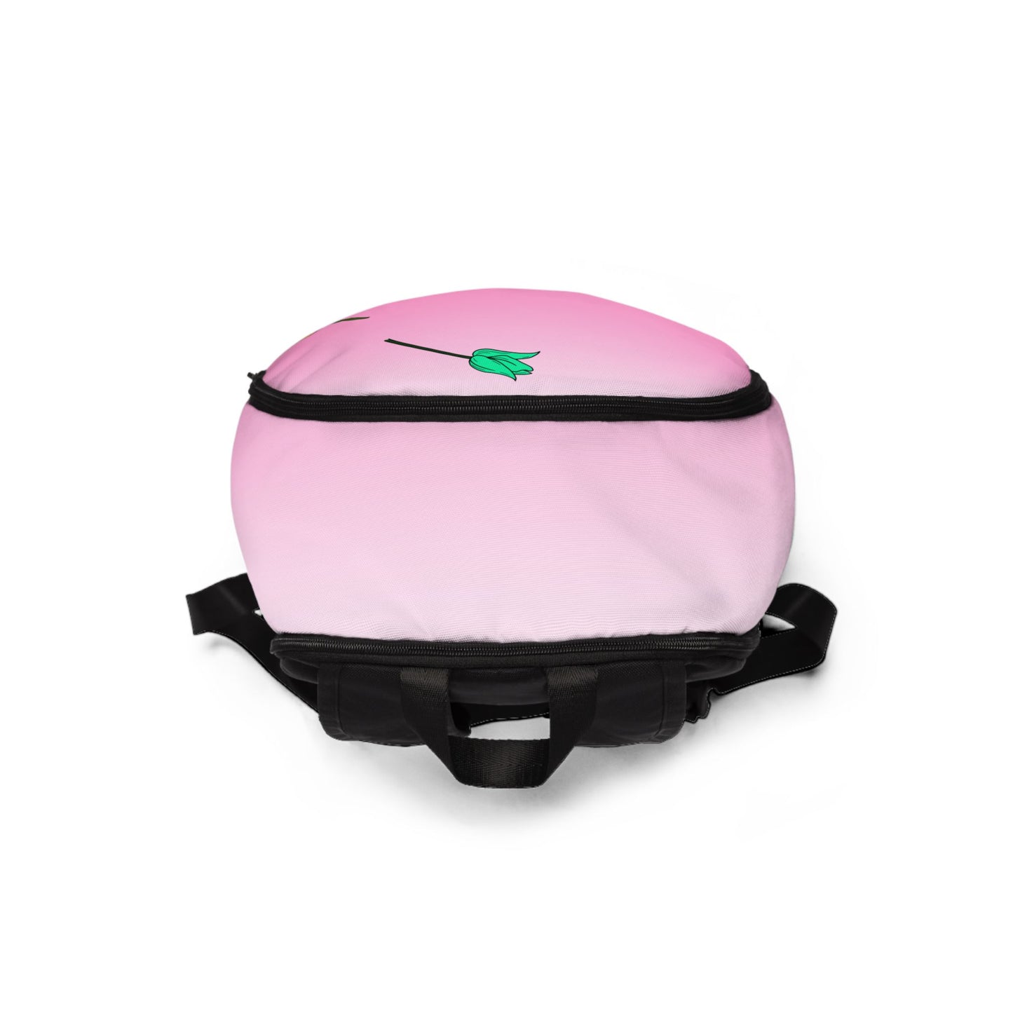 Pink Floral Tulip Backpack — Spring Garden School Bag