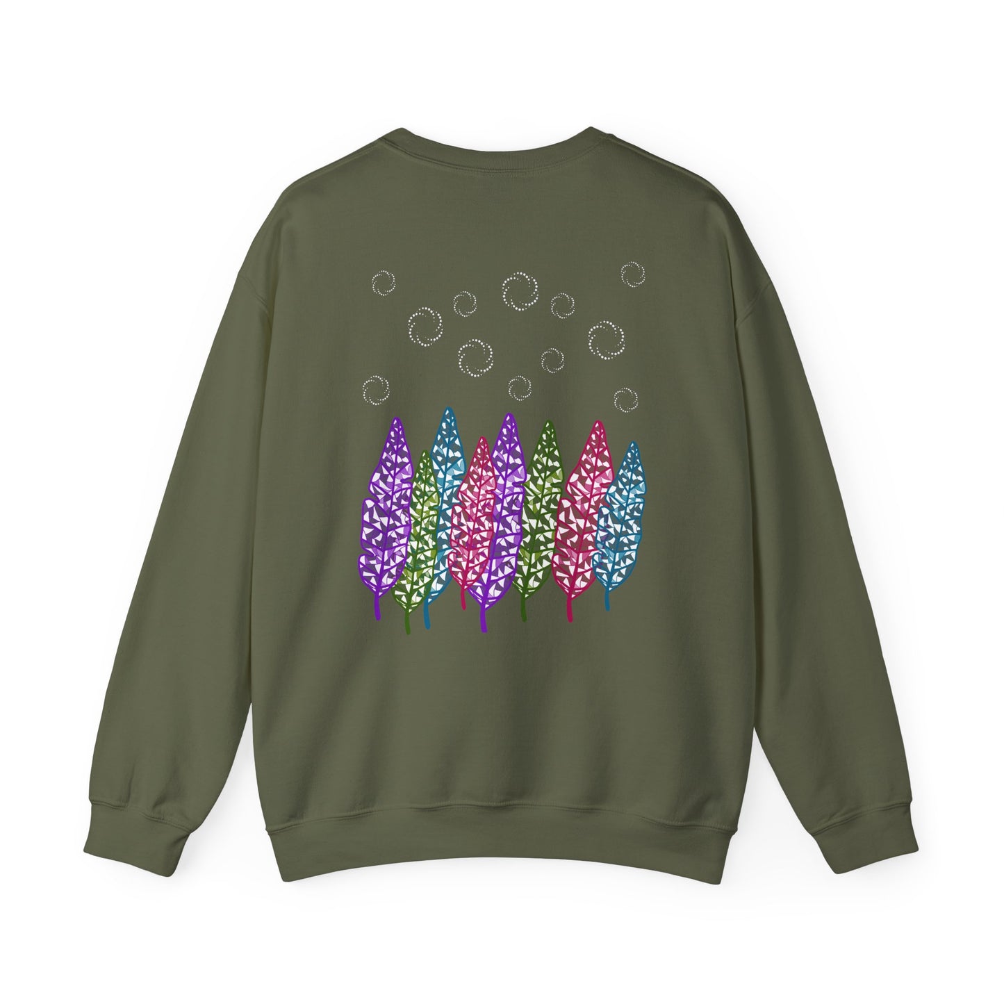 Tree Leaves Crewneck Sweatshirt