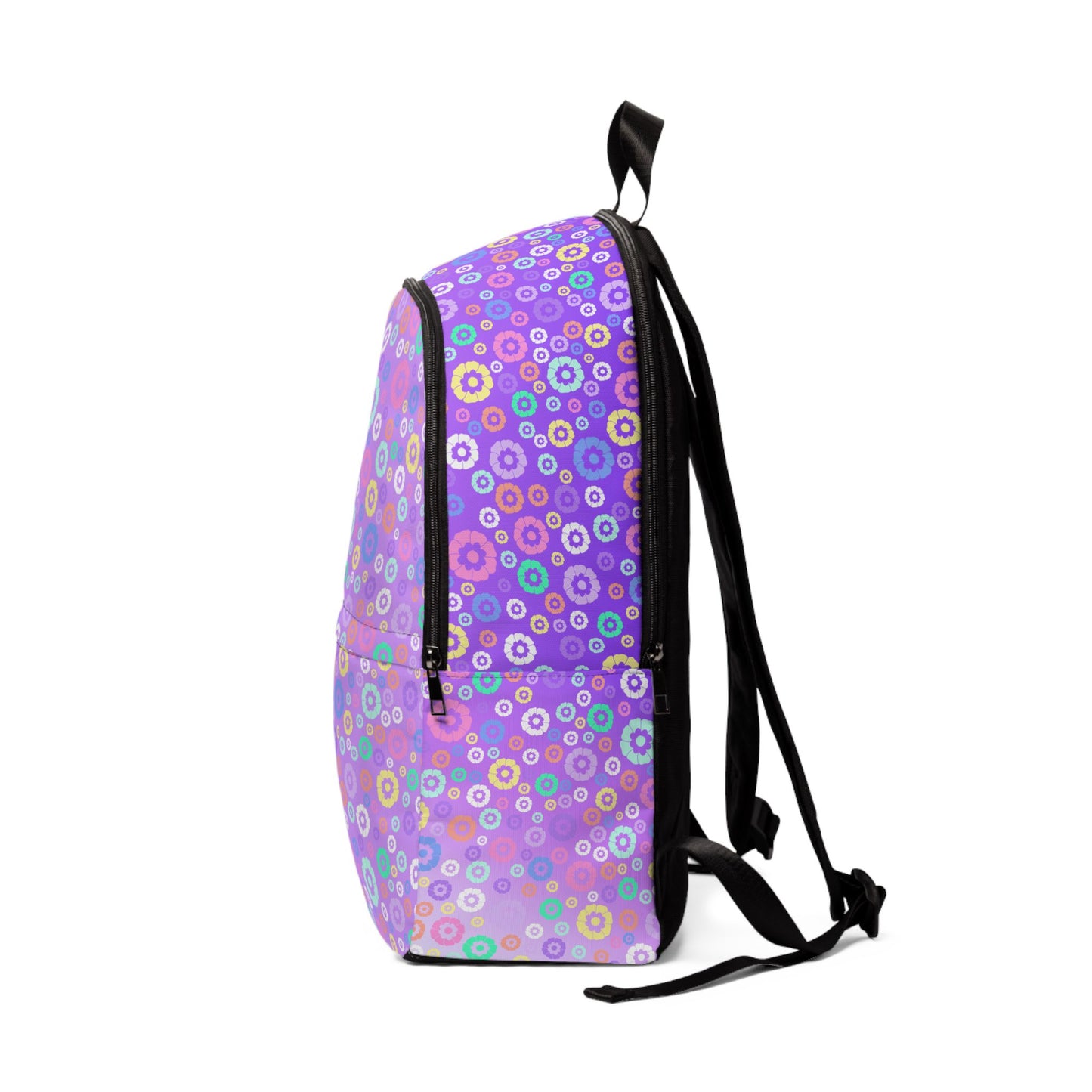 Cute Floral Purple Backpack
