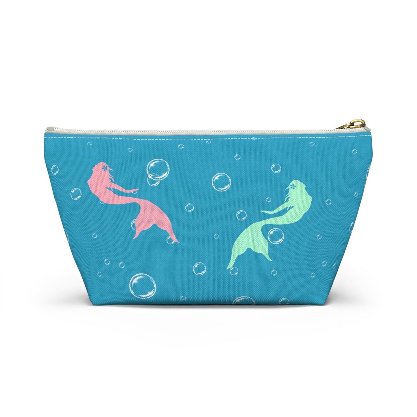 Personalized Mermaid Blue Ocean Pouch