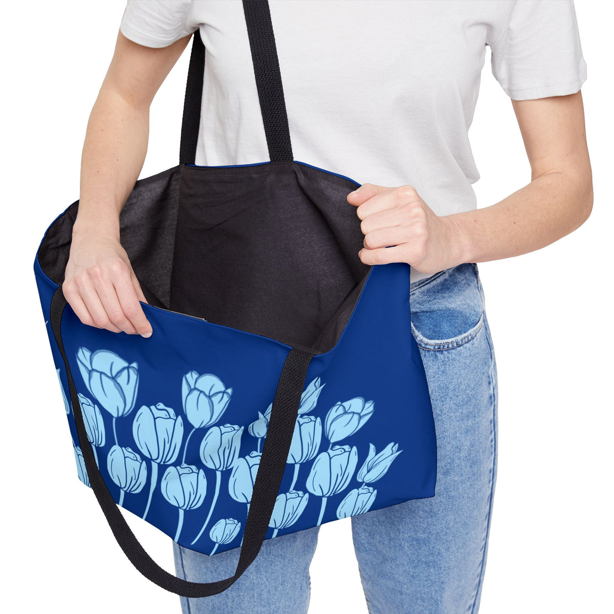 Blue Tulip Weekender Tote Bag