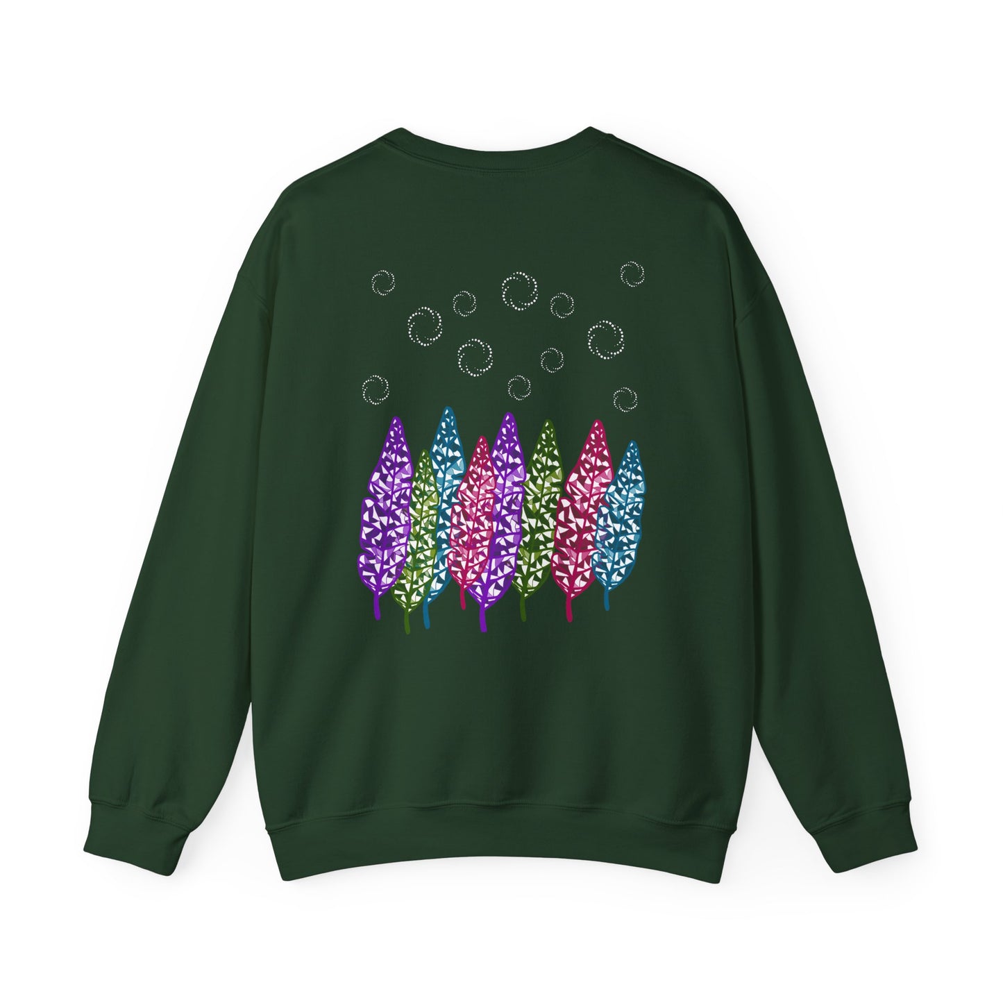 Tree Leaves Crewneck Sweatshirt