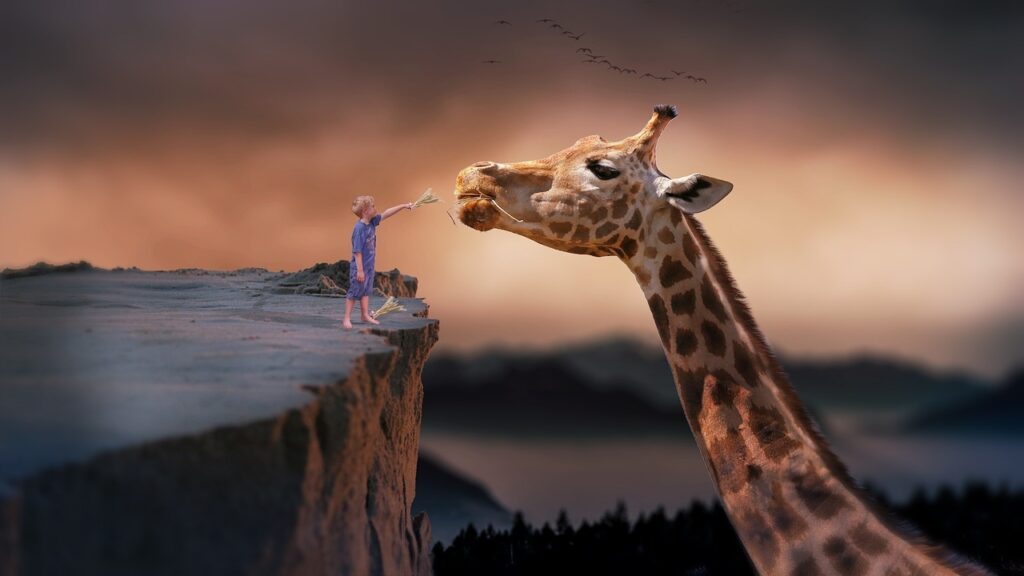 giraffe, child, nature-1959110.jpg